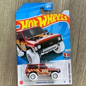 Hot Wheels Truck Nissan Patrol Custom HW First Response SUV Hotwheels Car 🆕 2024